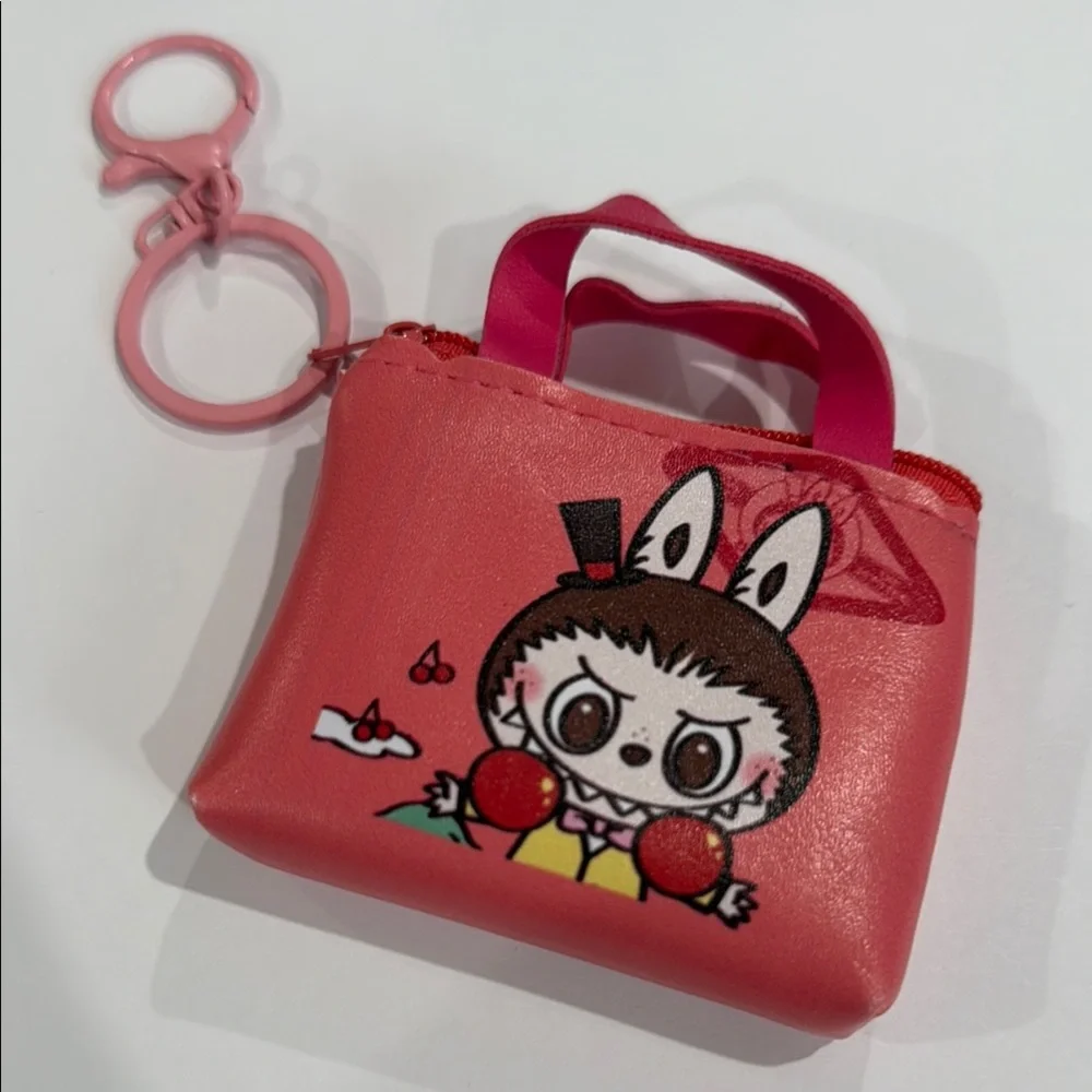 Labubu Mini Tote Coin Bag and Keychain - Picture 2 of 6